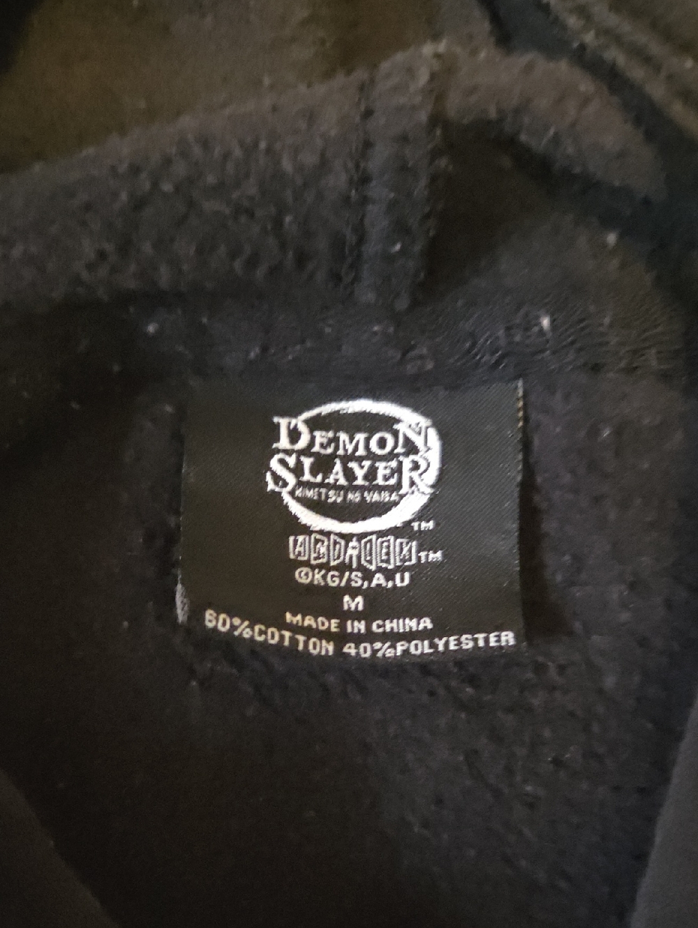 Demon Slayer Corps Black Graphic Hoodie - Picture 2 of 4